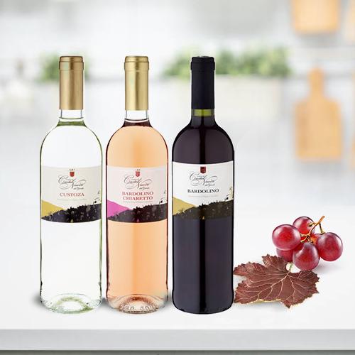 3 Bottles Of Wine-Send Wine Present