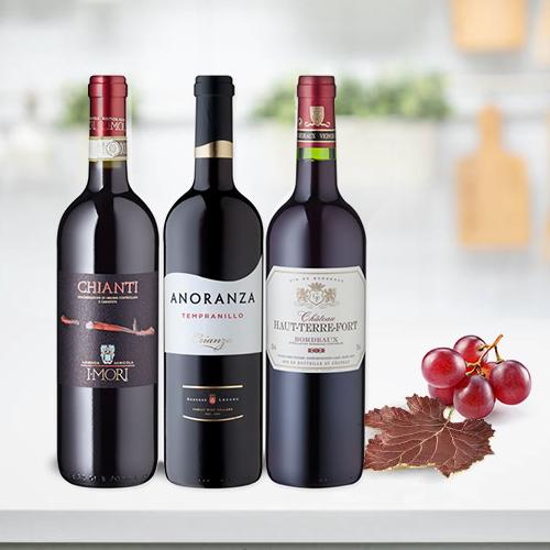European Wine Trio-Boxed Wine Gifts Delivered