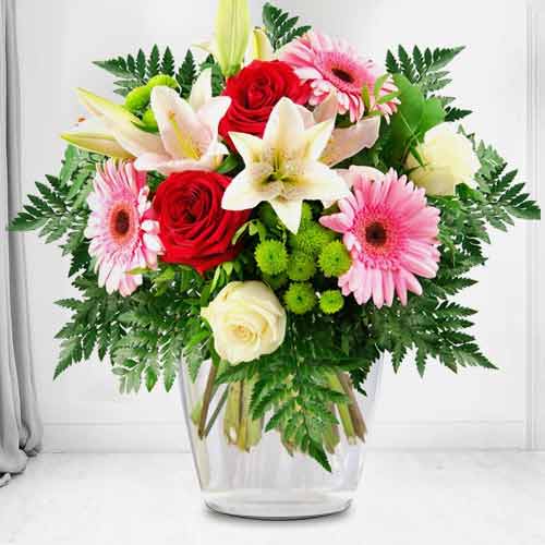 Bouquet of Lilies-Send Birthday Gifts to Furth