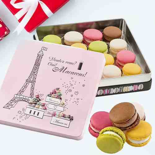 Macarons Chocolate Box-Send Chocolate Box to Leipzig