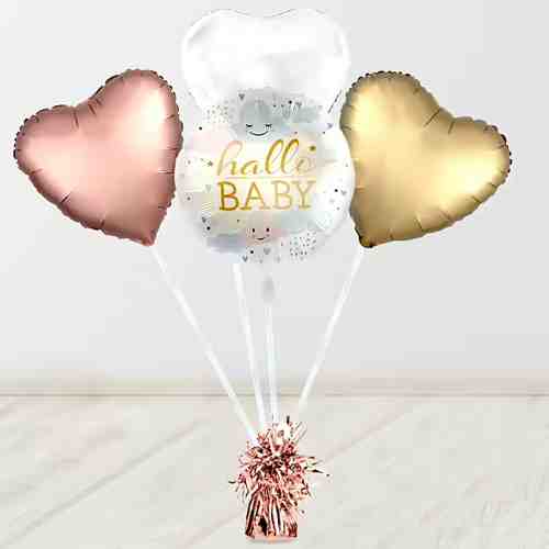 Baby Girl Balloon Bouquet-Send Balloon Bouquet to Munster