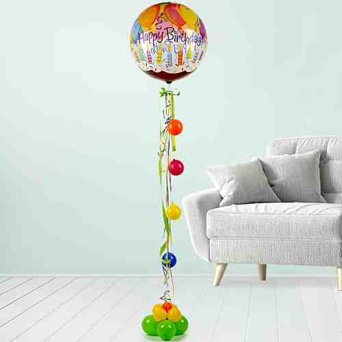 Giant Happy Birthday Balloon Bouquet-Send Balloon Bouquet to Neuss