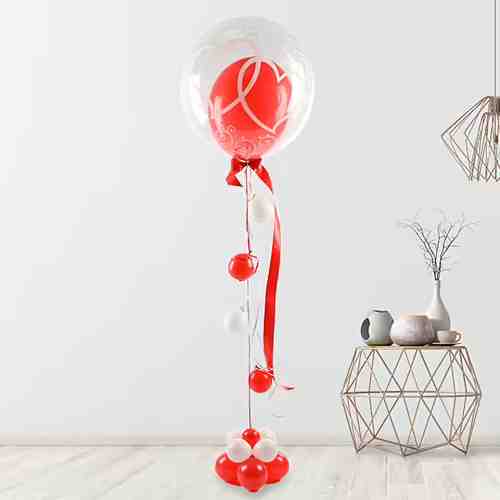 I Love You Giant Balloon-Send Balloon Bouquet to Oberhausen