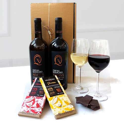 Bordeaux Wine And Chocolate-Corporate Gift For Customers