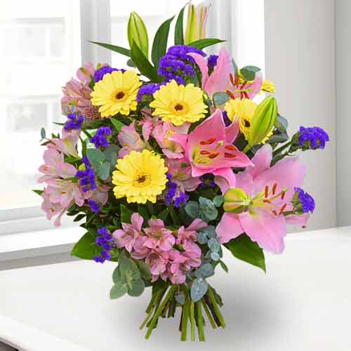Extraordinary Flower Bouquet-Birthday Flower Arrangements For Her