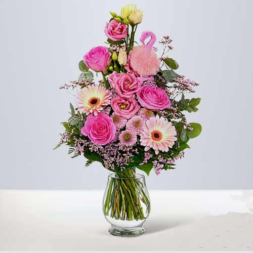 Exotic Flower Arrangement-Flowers For Wife's Birthday