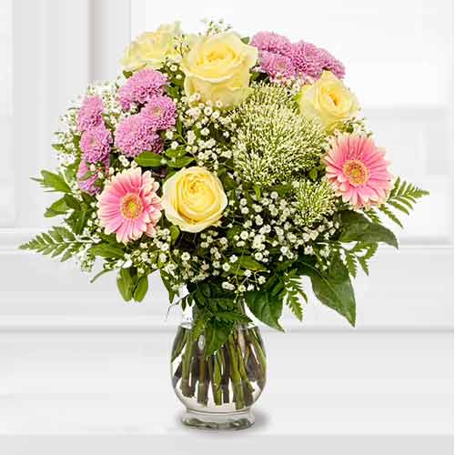 Vibrant Thoughtful Bouquet-Congrats Flower Bouquet