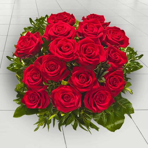 15 Red Roses Bouquet-Just Because Rose
