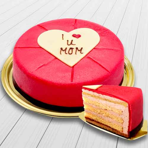 Mom Special Raspberry Cake-Birthday Cake For A Mom