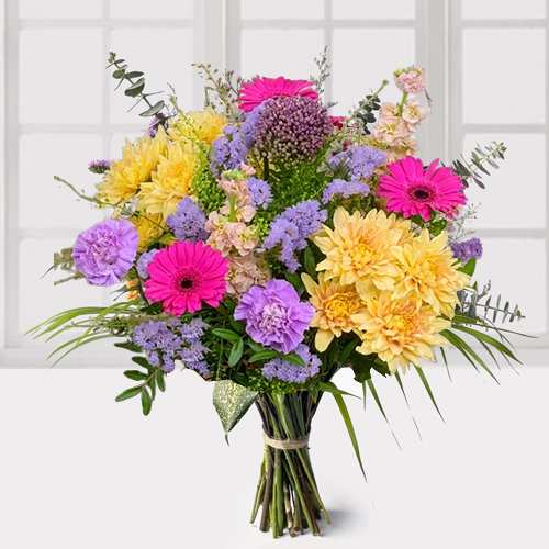 - Send Mixed Birthday Flower Bouquet