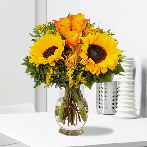 Golden Glow Yellow Bloom