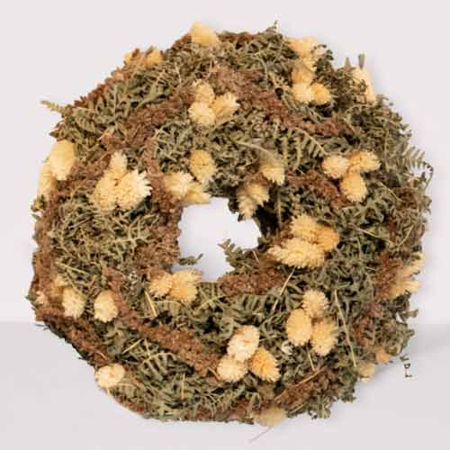 Warm Ember Fall Wreath