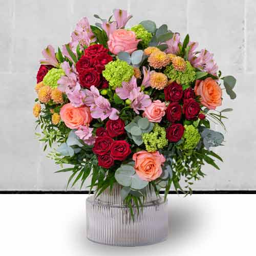 Soft Delight Arrangement-Send Valentine Luxury Flower Bouquet