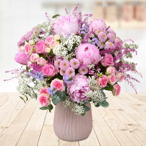 Premium Peony Floral Arrangement