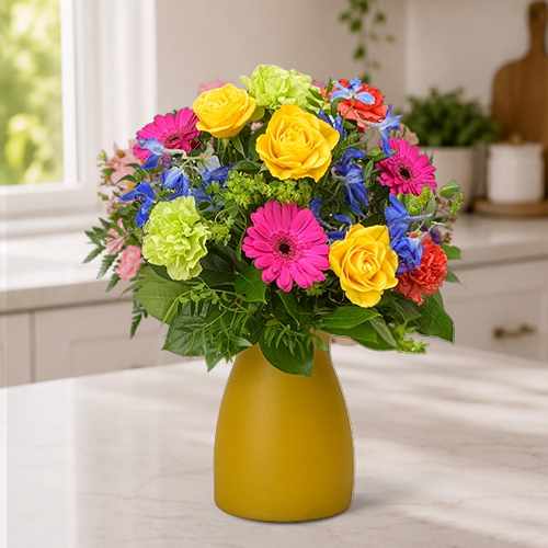 Colorful Summer Bouquet Delivery Online