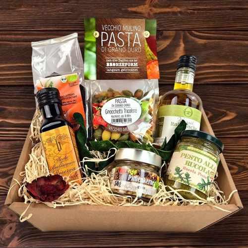 - Gourmet Pasta & Pesto Gift Basket Delivery