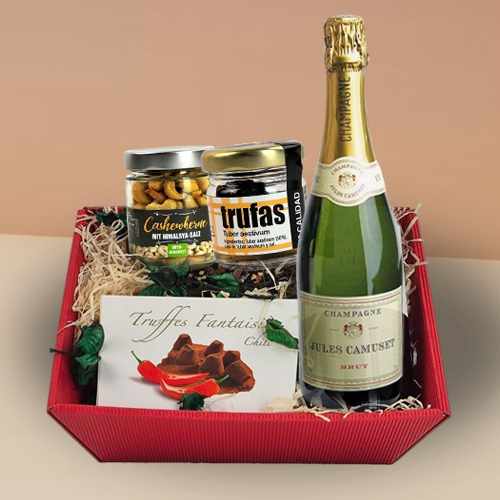 French Champagne Celebration Basket