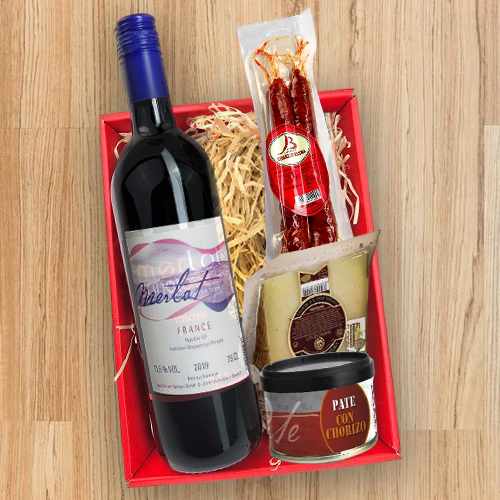 - Festive Wine Gift Basket Delivery