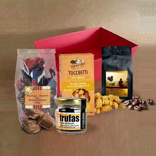 - Dark Chocolate & Coffee Gourmet Basket Delivery