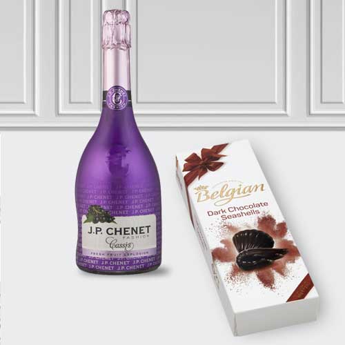 Belgian Pralines N Sparkling Wine-Valentine Gifts For Wife