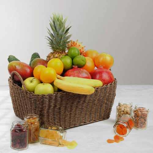 Dried And Fresh Fruits-Get Well Soon Care Package Delivery