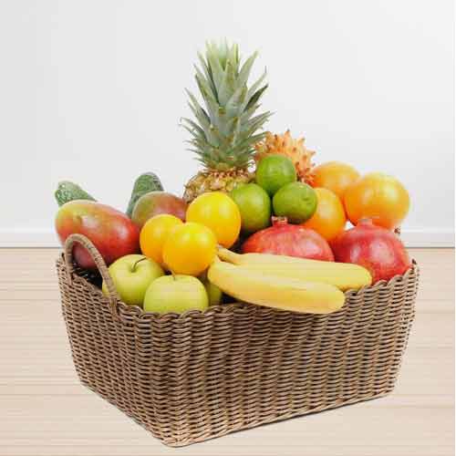 Basket Of Fruit-Healthy Fruit Basket Delivery
