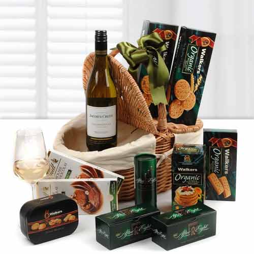 After Eight Presentation With Chardonnay-Retirement Gifts For Dad