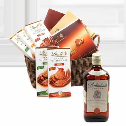 Scotch Whisky Chocolate Basket-Birthday Ideas For Adult Son