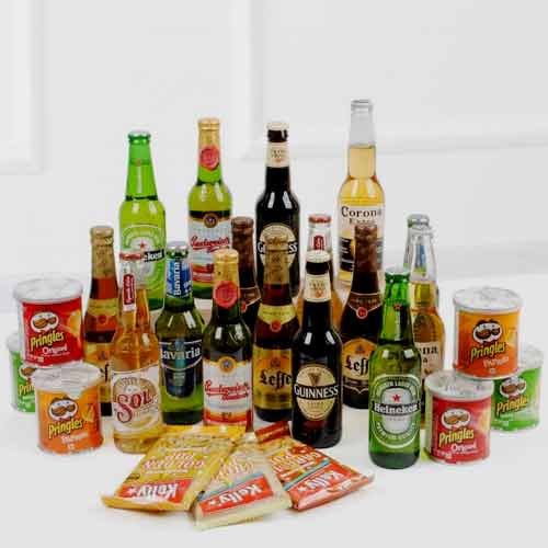 Fascinating Sweet Sixteen Basket-Beer Hamper For Christmas