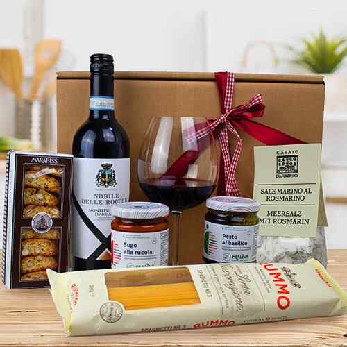 - Send Italian Pasta And Wine Gift Baskets