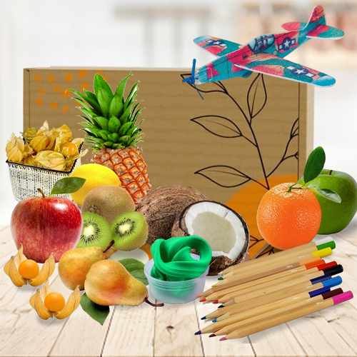 Exotic Fruit Box With Kids Delight
