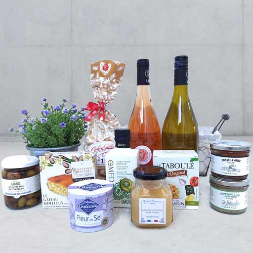 Gift Basket South France-Festive Joy Christmas Hamper For Her